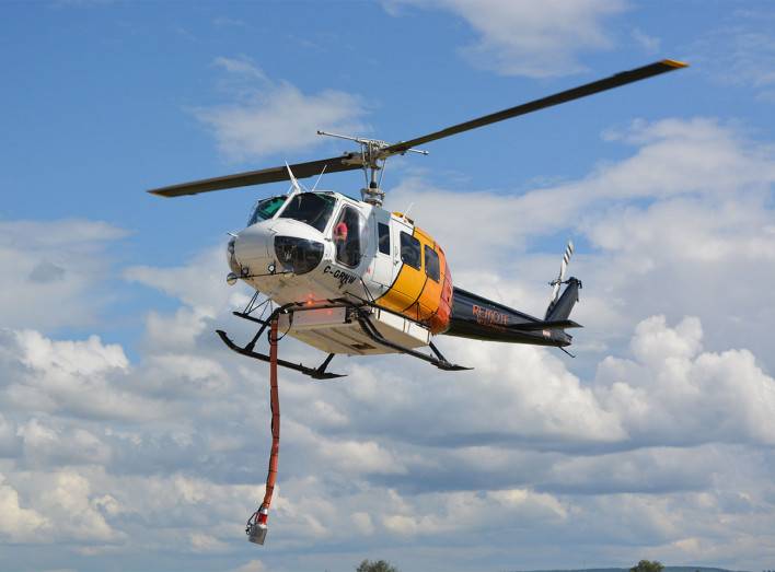 Bell 205 Helicopter
